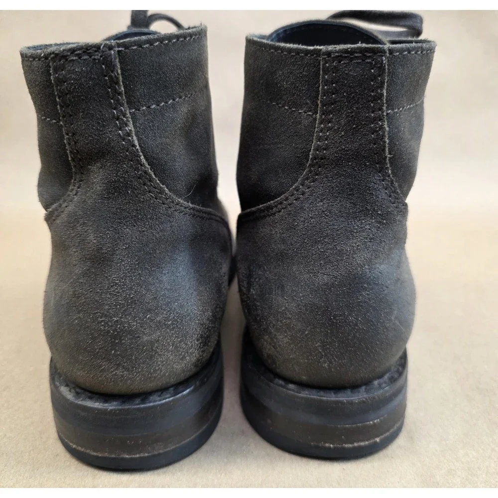 Thursday Boot Company (Sz 7.5) Captain Dark Olive Suede Men's Lace Up Boots
